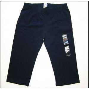 NWT Gap kids girls knit navy blue cropped capri pants leggings capris Medium 8 M